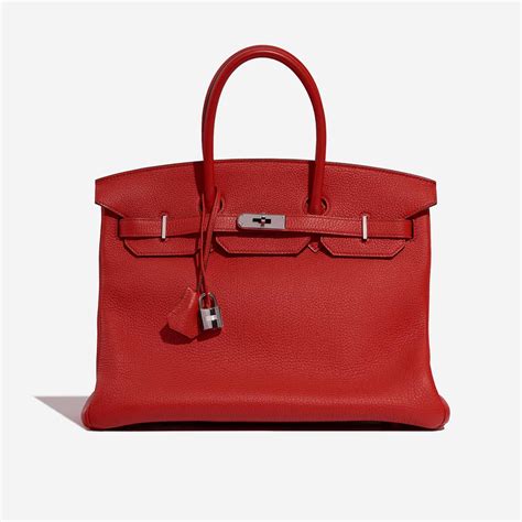 rouge tomate hermes birkin|HERMES Togo Birkin 35 Rouge Tomate .